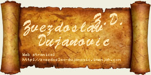 Zvezdoslav Dujanović vizit kartica